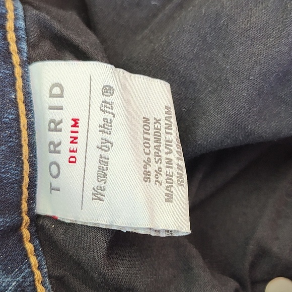 Torrid Women's Blue Jeans 20 R - Picture 5 of 6